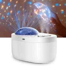 Double Spray Wireless Humidification Mini Air Mist Cooler Humidifier with Various Light Colors